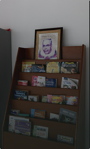 Library and learning resources at Delhi Public School Jafferguda