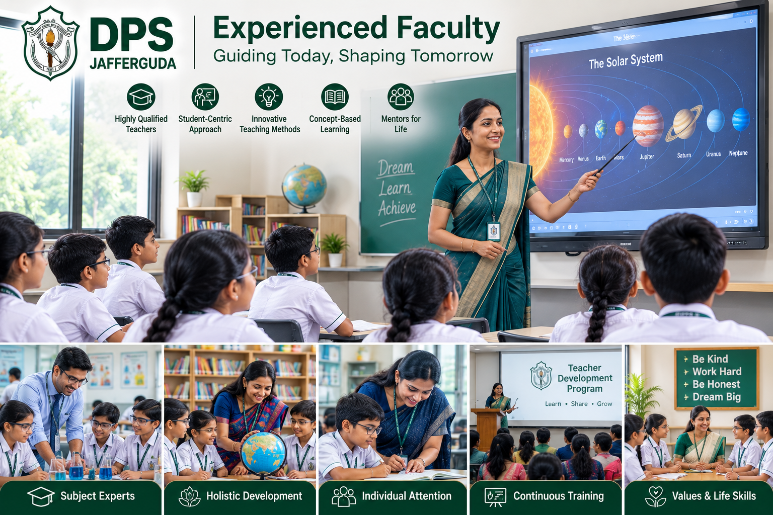 Experienced faculty at DPS Jafferguda