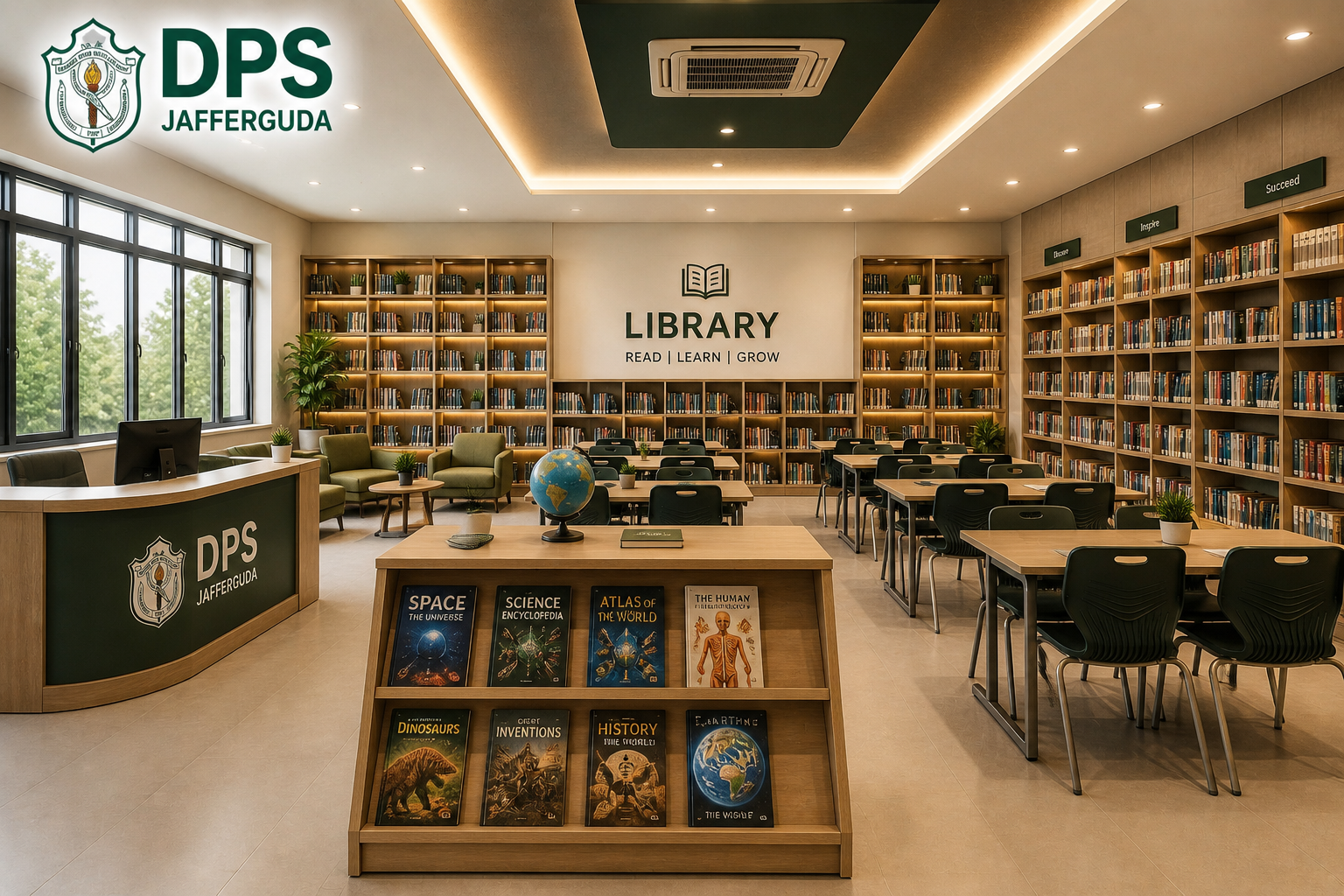 Library at DPS Jafferguda