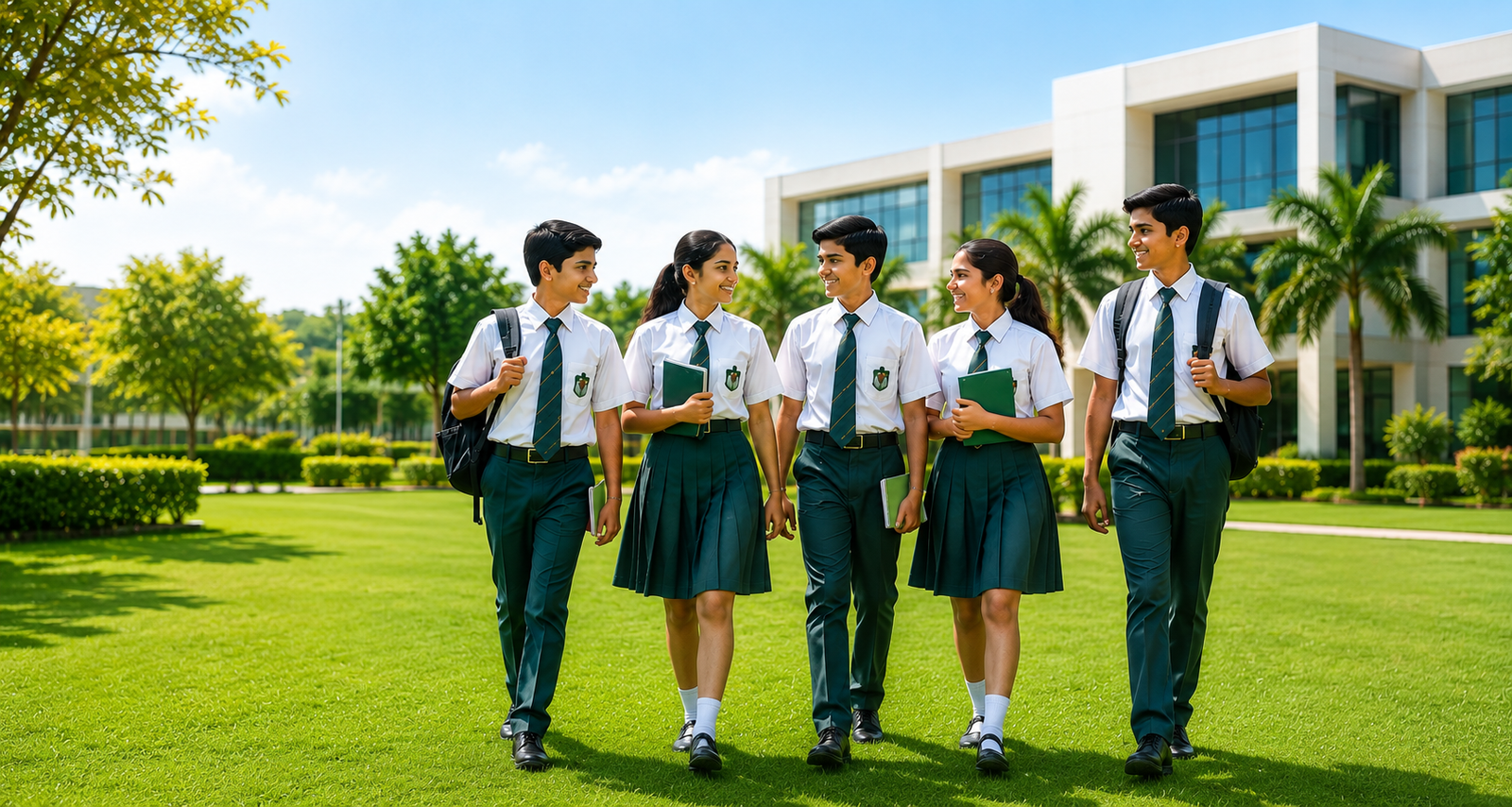 Students learning and participating at DPS Jafferguda